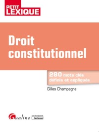 DROIT CONSTITUTIONNEL 5EME EDITION