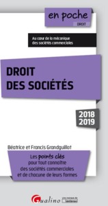 DROIT DES SOCIETES - 10EME EDITION