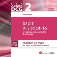 DCG 2 - DROIT DES SOCIETES 6EME EDITION