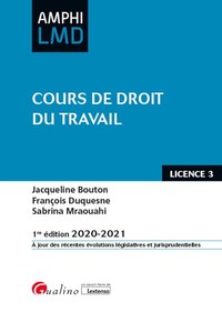 Cours de droit du travail
