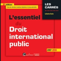 L'ESSENTIEL DU DROIT INTERNATIONAL PUBLIC 8EME EDITION