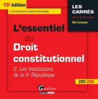 L'essentiel du droit constitutionnel