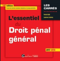 L'ESSENTIEL DU DROIT PENAL GENERAL 14EME EDITION