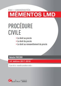 PROCEDURE CIVILE 14EME EDITION