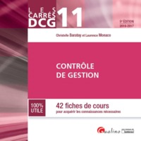 CARRÉS DCG 11 - CONTRÔLE DE GESTION - 5ÈME ÉDITION