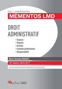 DROIT ADMINISTRATIF - 12ÈME ÉDITION