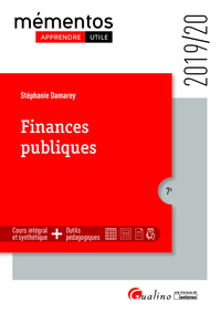 FINANCES PUBLIQUES - 7E ED. - ELABORATION - EXECUTION - CONTROLE