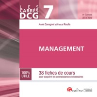 DCG 7 - MANAGEMENT - 9EME EDITION - 38 FICHES DE COURS POUR ACQUERIR LES CONNAISSANCES NECESSAIRES