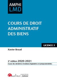 COURS DE DROIT ADMINISTRATIF DES BIENS