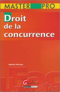 MASTER PRO - DROIT DE LA CONCURRENCE