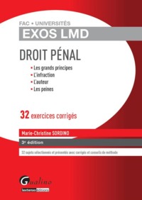 EXOS LMD - DROIT PÉNAL - 3ÈME ÉDITION
