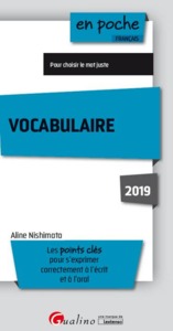 VOCABULAIRE 2019