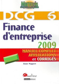 finance d'entreprise - dcg 6