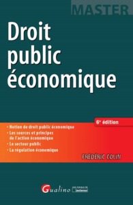 DROIT PUBLIC ÉCONOMIQUE 6EME EDITION