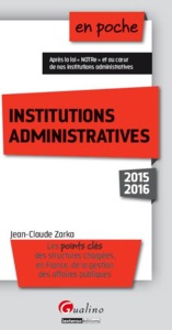 institutions administratives 2015-2016 - 2ème édition