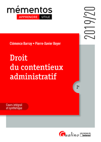 DROIT DU CONTENTIEUX ADMINISTRATIF