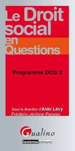 le droit social en questions - programme dcg 3