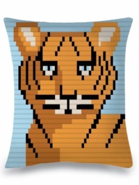 CANEVAS ET CIE - LA MALLETTE A COUSSIN - LE TIGRE