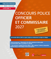 Concours Police Officier et Commissaire 2027