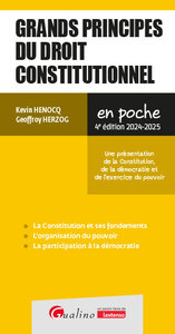 GRANDS PRINCIPES DU DROIT CONSTITUTIONNEL - UNE PRESENTATION DES NOTIONS DE CONSTITUTION, DE DEMOCRA