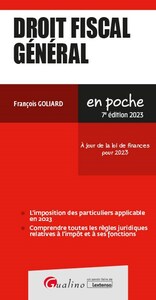 Droit fiscal général 2023