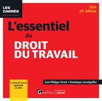 L'ESSENTIEL DU DROIT DU TRAVAIL - LE DROIT DU TRAVAIL APPLICABLE EN 2024