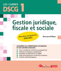 DSCG 1 - Gestion juridique, fiscale et sociale