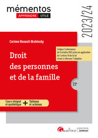Droit des personnes et de la famille