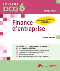 DCG 6 - Finance d'entreprise