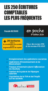 Les 250 écritures comptables les plus fréquentes