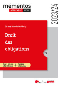DROIT DES OBLIGATIONS - COURS INTEGRAL ET SYNTHETIQUE + TABLEAUX ET SCHEMAS