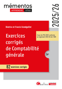 EXERCICES CORRIGES DE COMPTABILITE GENERALE - 82 EXERCICES CORRIGES