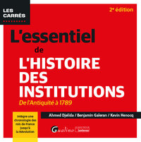 L'essentiel de l'Histoire des institutions