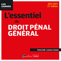 L'ESSENTIEL DU DROIT PENAL GENERAL