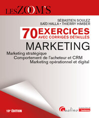 70 EXERCICES AVEC CORRIGES DETAILLES - MARKETING