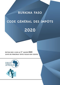 BURKINA FASO - CODE GENERAL DES IMPOTS 2020