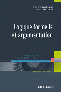 Logique formelle et argumentation