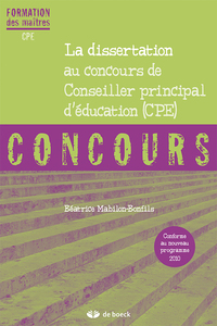 La dissertation au concours de CPE