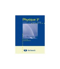 CORRIGE PHYSIQUE 3E - SCIENCES 1ER ET 2E