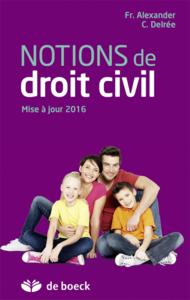 NOTIONS DE DROIT CIVIL MISE A JOUR 2016