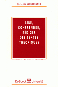 Lire, comprendre, rédiger des textes théoriques