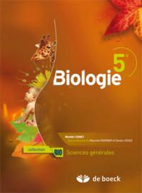 BIOLOGIE 5E - MANUEL SCIENCES GENERALES 2 PER./SEM.