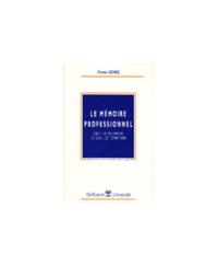 Le mémoire professionnel