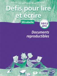 DEFIS POUR LIRE ET ECRIRE 5E/ 6E 10/12AN - BANQUE D'EXERCICES REPRODUCTIBLES