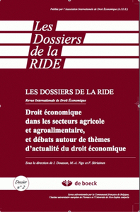 DOSSIER DE LA RIDE N.2 DROIT ECONOMIQUE SECTEURS AGRICOLE AGROALIMENTAIRE