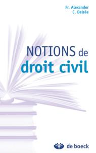 NOTIONS DE DROIT CIVIL