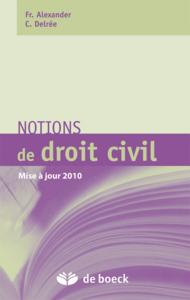 NOTIONS DE DROIT CIVIL