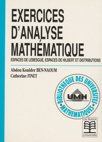 EXERCICES D'ANALYSE MATHEMATIQUE