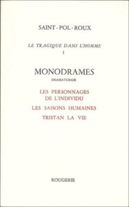 LE TRAGIQUE DE L'HOMME - Tome 1