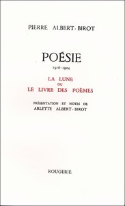 LA LUNE OU LE LIVRE DES POEMES POESIE 1916-1924